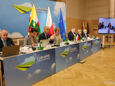 Negocjacje programu z Komisją Europejską w Sali Kolumnowej Urzędu Marszałkowskiego Województwa Lubuskiego 