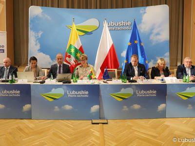 Negocjacje programu z Komisją Europejską w Sali Kolumnowej Urzędu Marszałkowskiego Województwa Lubuskiego 