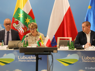 Negocjacje programu z Komisją Europejską w Sali Kolumnowej Urzędu Marszałkowskiego Województwa Lubuskiego 