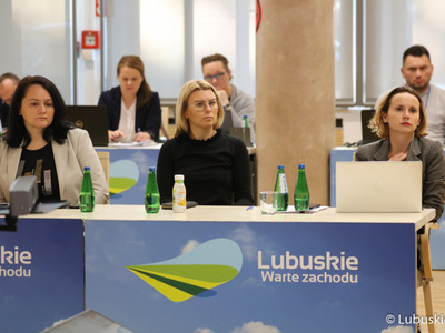 Negocjacje programu z Komisją Europejską w Sali Kolumnowej Urzędu Marszałkowskiego Województwa Lubuskiego 