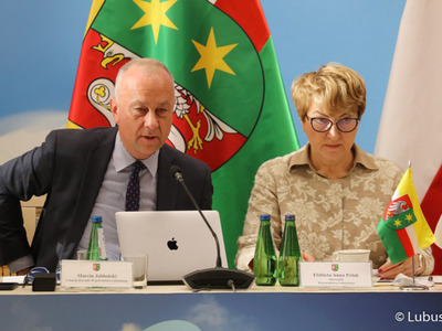 Negocjacje programu z Komisją Europejską w Sali Kolumnowej Urzędu Marszałkowskiego Województwa Lubuskiego 