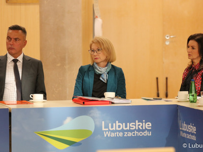 Negocjacje programu z Komisją Europejską w Sali Kolumnowej Urzędu Marszałkowskiego Województwa Lubuskiego 