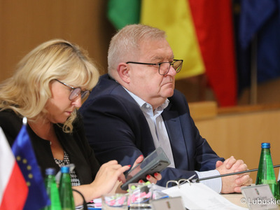 Negocjacje programu z Komisją Europejską w Sali Kolumnowej Urzędu Marszałkowskiego Województwa Lubuskiego 