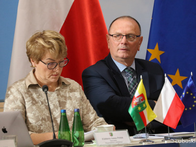 Negocjacje programu z Komisją Europejską w Sali Kolumnowej Urzędu Marszałkowskiego Województwa Lubuskiego 