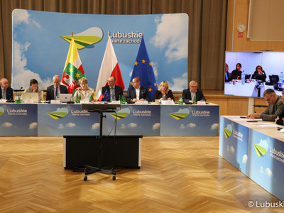 Negocjacje programu z Komisją Europejską w Sali Kolumnowej Urzędu Marszałkowskiego Województwa Lubuskiego 