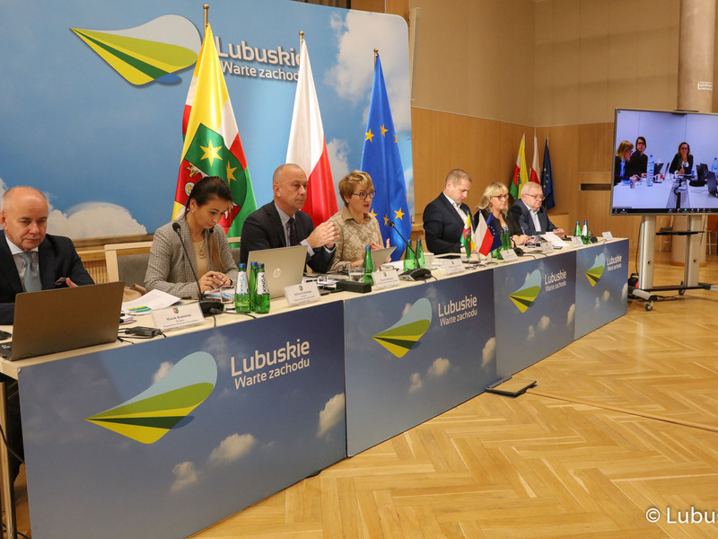 Negocjacje programu z Komisją Europejską w Sali Kolumnowej Urzędu Marszałkowskiego Województwa Lubuskiego