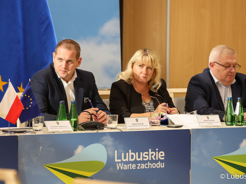 Negocjacje programu z Komisją Europejską w Sali Kolumnowej Urzędu Marszałkowskiego Województwa Lubuskiego