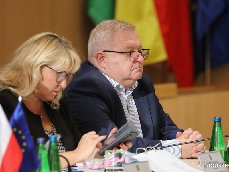Negocjacje programu z Komisją Europejską w Sali Kolumnowej Urzędu Marszałkowskiego Województwa Lubuskiego