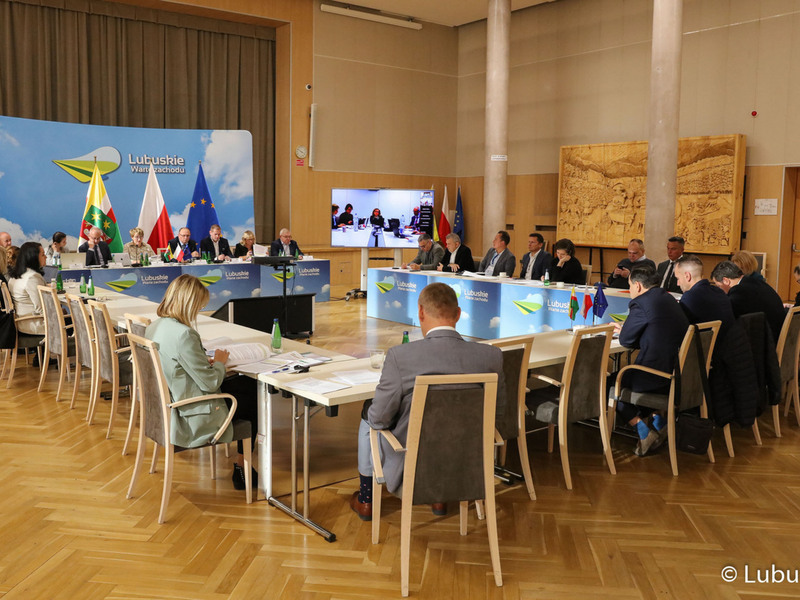 Negocjacje programu z Komisją Europejską w Sali Kolumnowej Urzędu Marszałkowskiego Województwa Lubuskiego
