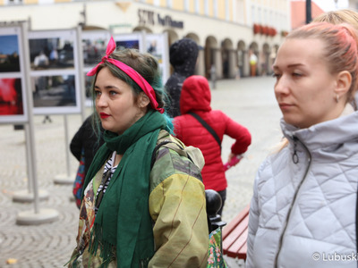 Uczestniczki Różowego Marszu w Zielonej Górze