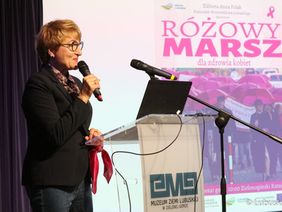 Marszałek Elżbieta Anna Polak w Muzeum Ziemi Lubuskiej Zielonej Górze