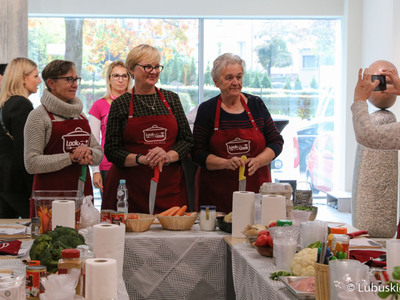 Częścią Różowego Marszu były również warsztaty kulinarne „Dieta w profilaktyce i chorobach onkologicznych” w Muzeum Ziemi Lubuskiej  



