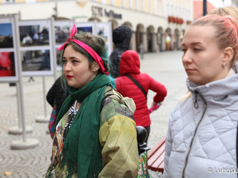 Uczestniczki Różowego Marszu w Zielonej Górze