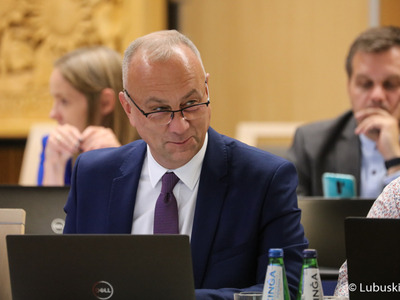 Członek zarządu woj. lubuskiego Marcin Jabłoński