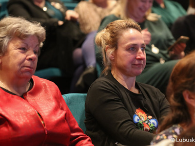 Uczestniczki konferencji „Aktywna Kobieta Wiejska 2022” w Centrum Kreatywnej Kultury przy Regionalnym Centrum Animacji Kultury w Zielonej Górze