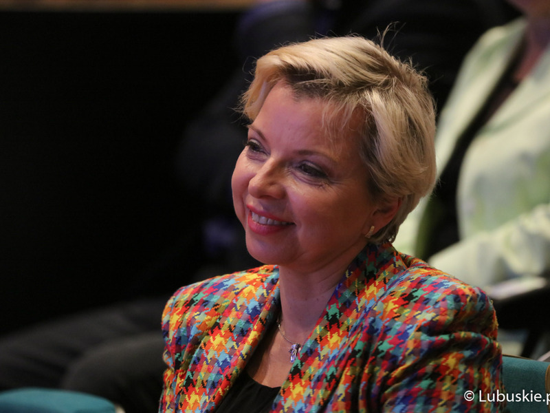 Uczestniczka konferencji „Aktywna Kobieta Wiejska 2022” w Centrum Kreatywnej Kultury przy Regionalnym Centrum Animacji Kultury w Zielonej Górze