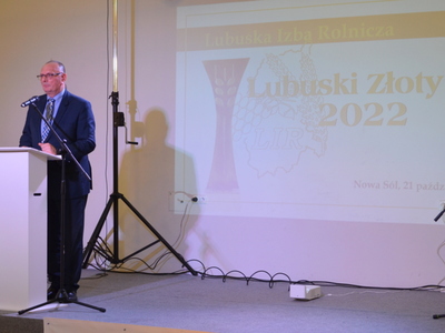 Gala „Lubuski Złoty Kłos” - wicemarszałek Stanisław Tomczyszyn  