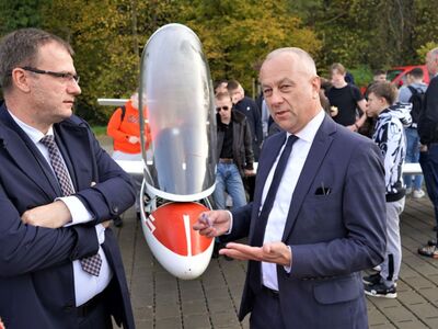 27 października 2022 r. Dzień promocyjny nowego kierunku kształcenia na UZ - Inżynierii Lotniczej - w siedzibie Wydziału Mechanicznego Uniwersytetu Zielonogórskiego