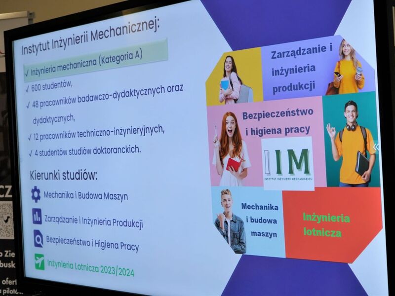 27 października 2022 r. Dzień promocyjny nowego kierunku kształcenia na UZ - Inżynierii Lotniczej - w siedzibie Wydziału Mechanicznego Uniwersytetu Zielonogórskiego