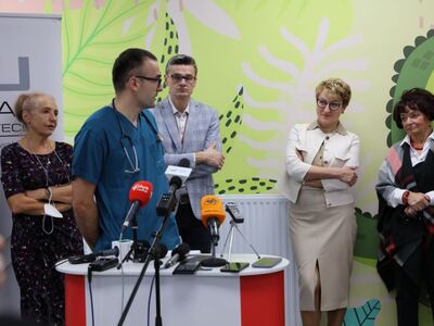 2 listopada 2022 r. rozpoczęły się przenosiny oddziałów zielonogórskiego Szpitala Uniwersyteckiego do Centrum Zdrowia Matki i Dziecka. Z tej okazji odbył się briefing prasowy. 