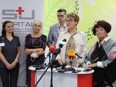 2 listopada 2022 r. rozpoczęły się przenosiny oddziałów zielonogórskiego Szpitala Uniwersyteckiego do Centrum Zdrowia Matki i Dziecka. Z tej okazji odbył się briefing prasowy. 