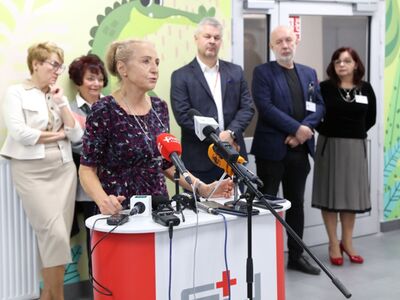 2 listopada 2022 r. rozpoczęły się przenosiny oddziałów zielonogórskiego Szpitala Uniwersyteckiego do Centrum Zdrowia Matki i Dziecka. Z tej okazji odbył się briefing prasowy. 