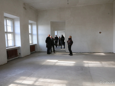 Wnętrze XVII-wiecznego barokowego pałacu przy ul. Górnej w Zielonej Górze Ochli 