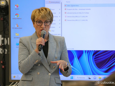 Marszałek Województwa Lubuskiego Elżbieta Anna Polak