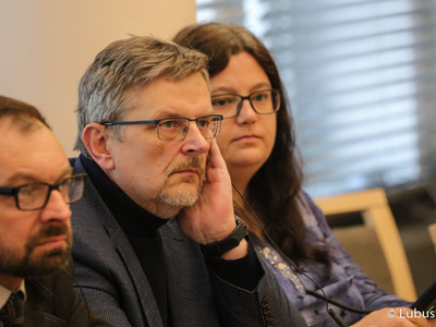 Uczestnicy spotkania zespołu do spraw rewitalizacji Odry
