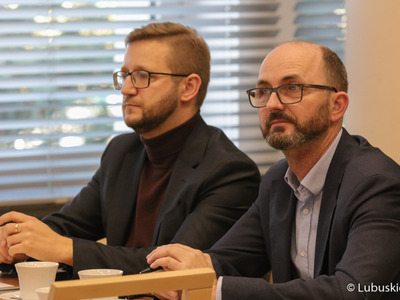 Uczestnicy spotkania zespołu do spraw rewitalizacji Odry
