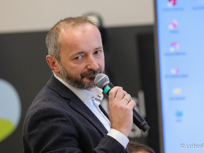 Uczestnik spotkania zespołu do spraw rewitalizacji Odry
