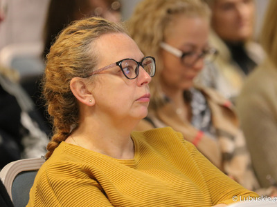 Uczestniczka szkolenia dla beneficjentów programów Interreg