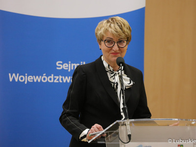 Marszałek województwa lubuskiego Elżbieta Anna Polak 
