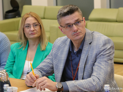 Spotkanie rady klinicystów w sali prasowej Urzędu Marszałkowskiego Województwa Lubuskiego w Zielonej Górze