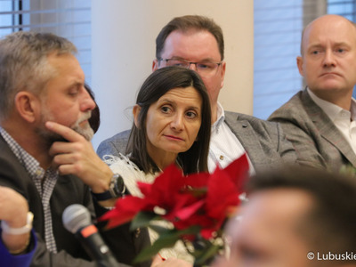 Spotkanie rady klinicystów w sali prasowej Urzędu Marszałkowskiego Województwa Lubuskiego w Zielonej Górze