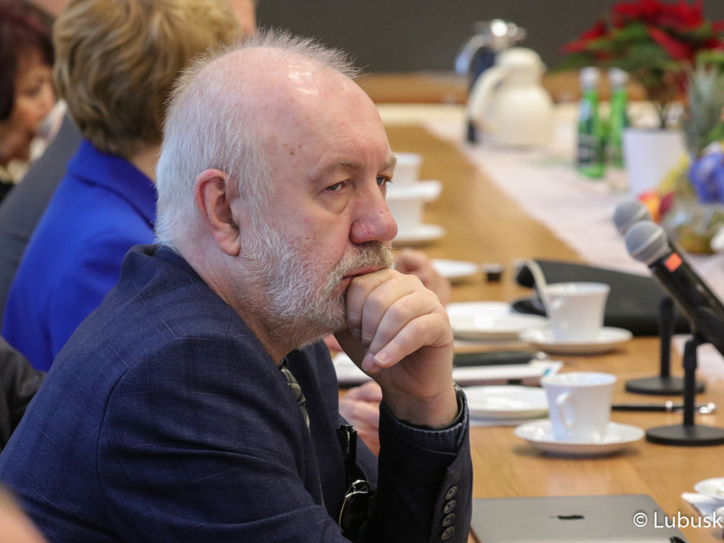 Spotkanie rady klinicystów w sali prasowej Urzędu Marszałkowskiego Województwa Lubuskiego w Zielonej Górze