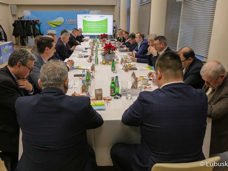 Posiedzenie plenarne Wojewódzkiej Rady Dialogu Społecznego w województwie lubuskim