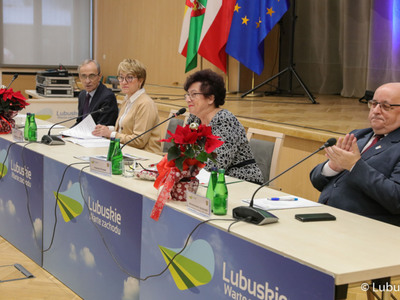 Uczestnicy obrad VI sesji Lubuskiego Sejmiku Seniorów