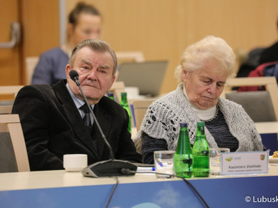 Uczestnicy obrad VI sesji Lubuskiego Sejmiku Seniorów