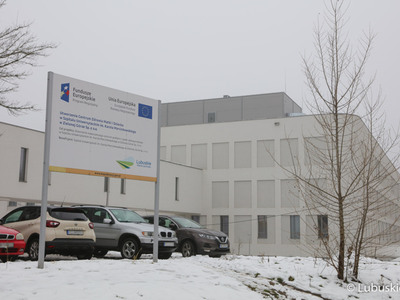 Centrum Zdrowia Matki i Dziecka w Zielonej Górze. Inwestycja była możliwa dzięki funduszom Unii Europejskiej.