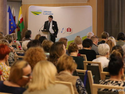 Konferencja z okazji Światowego Dnia Walki z Rakiem w Urzędzie Marszałkowskim Województwa Lubuskiego w Zielonej Górze