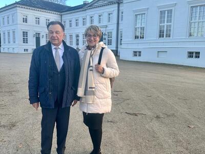 Marszałek Województwa Lubuskiego Elżbieta Anna Polak przyjęła zaproszenie Minister Finansów i Spraw Europejskich Kraju Związkowego Brandenburgia Katrin Lange i w czwartek, 2 lutego 2023 r. wzięła udział w spotkaniu w pałacu Neuhardenberg w Brandenburgii