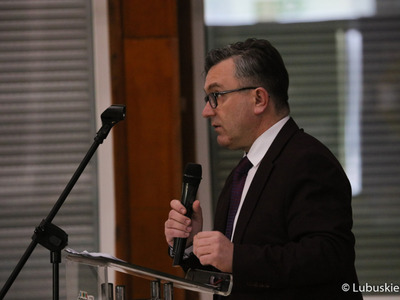 Uczestnik Konferencji Oddziału Wojewódzkiego Związku OSP RP Województwa Lubuskiego