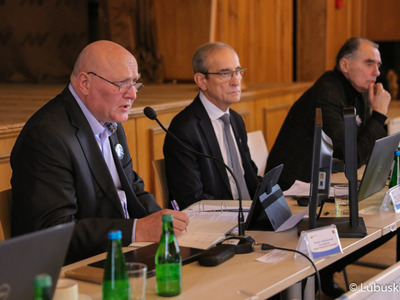 50. Sesja Sejmiku Województwa Lubuskiego w w Auli Zamiejscowego Wydziału Kultury Fizycznej w Gorzowie Wlkp. 