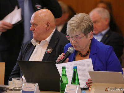50. Sesja Sejmiku Województwa Lubuskiego w w Auli Zamiejscowego Wydziału Kultury Fizycznej w Gorzowie Wlkp. 