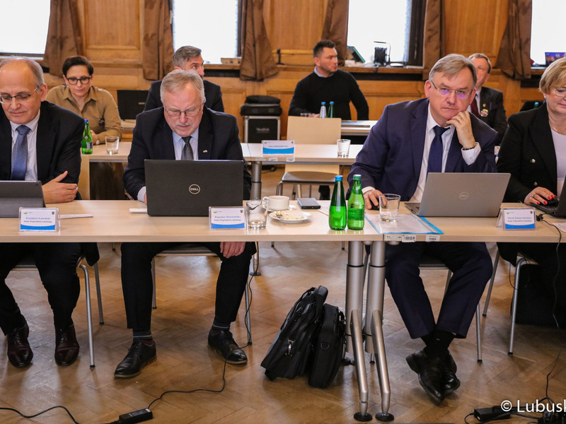 50. Sesja Sejmiku Województwa Lubuskiego w w Auli Zamiejscowego Wydziału Kultury Fizycznej w Gorzowie Wlkp.