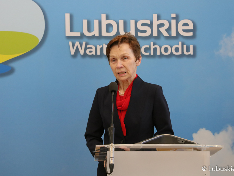 Rektor Akademii im. Jakuba z Paradyża w Gorzowie Wlkp. prof. dr hab. Elżbieta Skorupska-Raczyńska.
