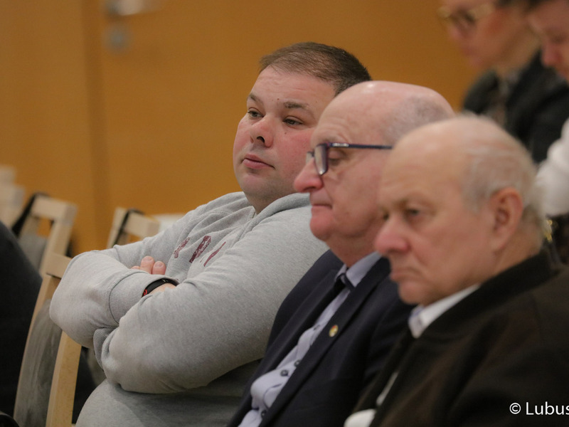 Uczestnicy Forum Producentów Produktów Regionalnych w Sali Kolumnowej Urzędu Marszałkowskiego Województwa Lubuskiego w Zielonej Górze