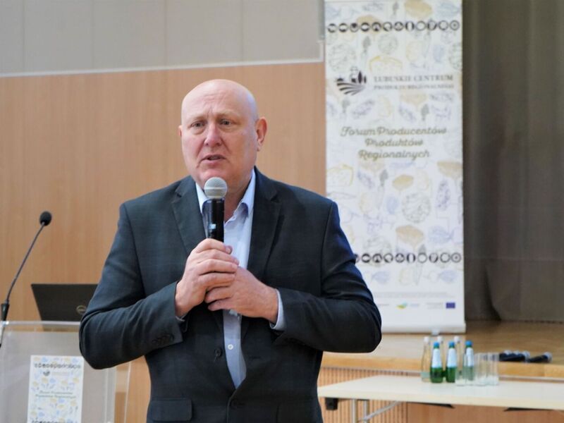 Forum Producentów Produktów Regionalnych w Sali Kolumnowej Urzędu Marszałkowskiego Województwa Lubuskiego w Zielonej Górze
