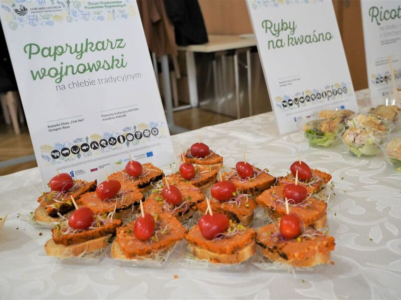Forum Producentów Produktów Regionalnych w Sali Kolumnowej Urzędu Marszałkowskiego Województwa Lubuskiego w Zielonej Górze